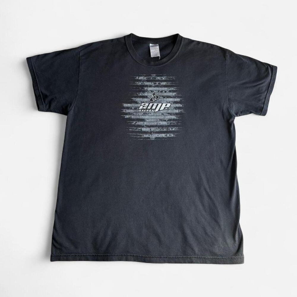 JERZEES Unisex XL Black Gray Graphic T-Shirt Casual